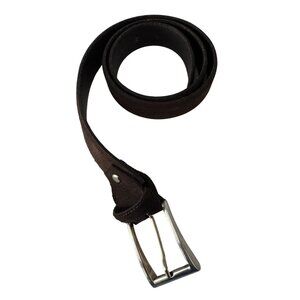 Suits Supply Leather 34" Belt Made in Holland Buckle Nickle Free